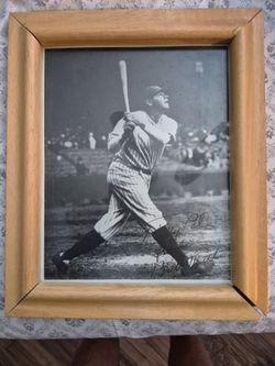 Babe Ruth Signed Picture Best Offer