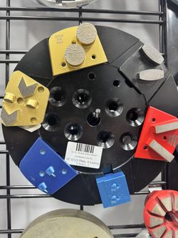 10 “ Edco Plate Conversion Concrete Grinder Floor Restoration