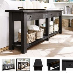 PotteryBarn Benchwright Grand Console Table (83")