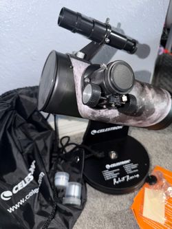 Celestron Signature Series Moon by Robert Reeves FirstScope with Accessory Kit