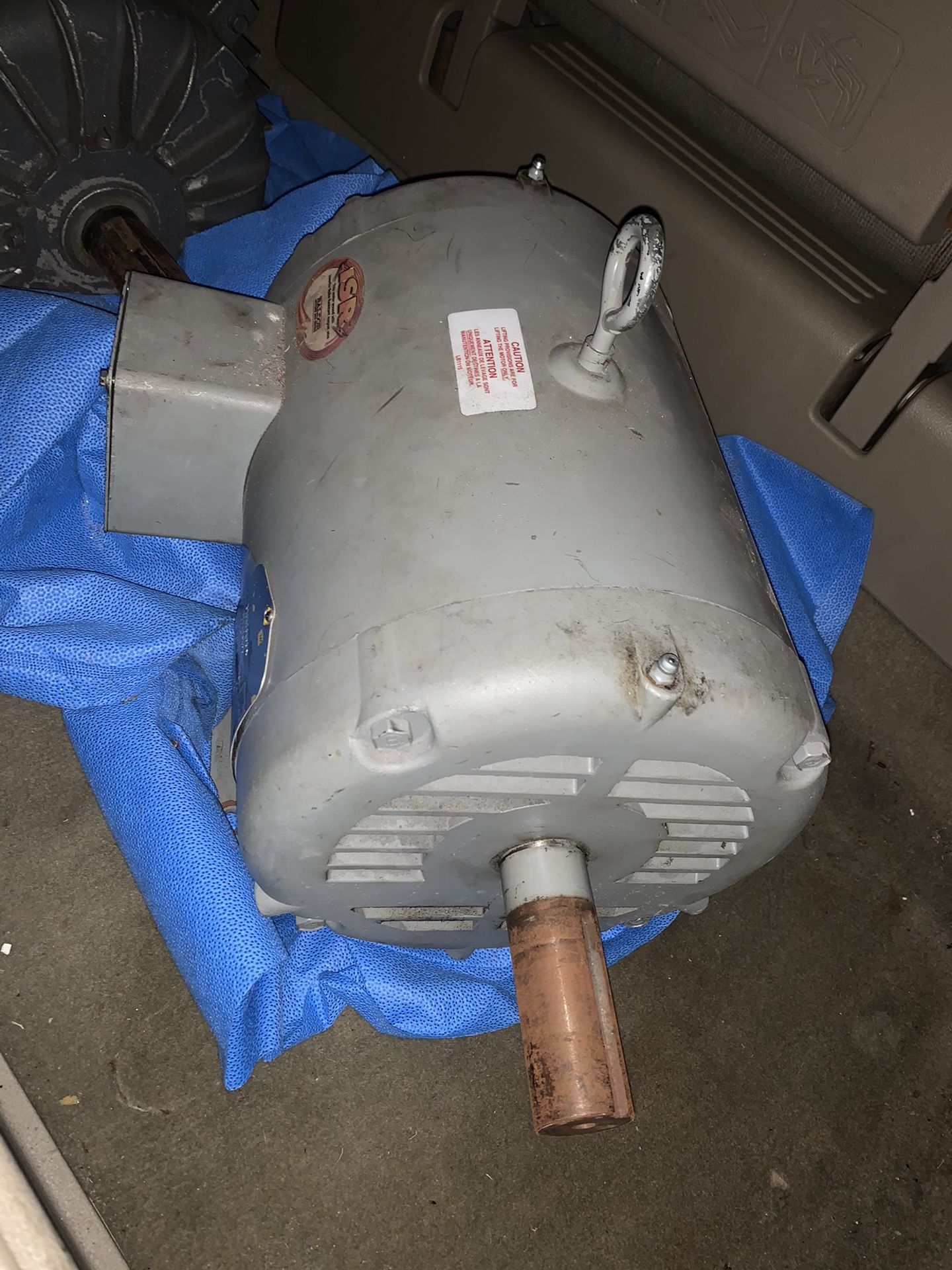 Baldor 10/7.5 hp elec motor