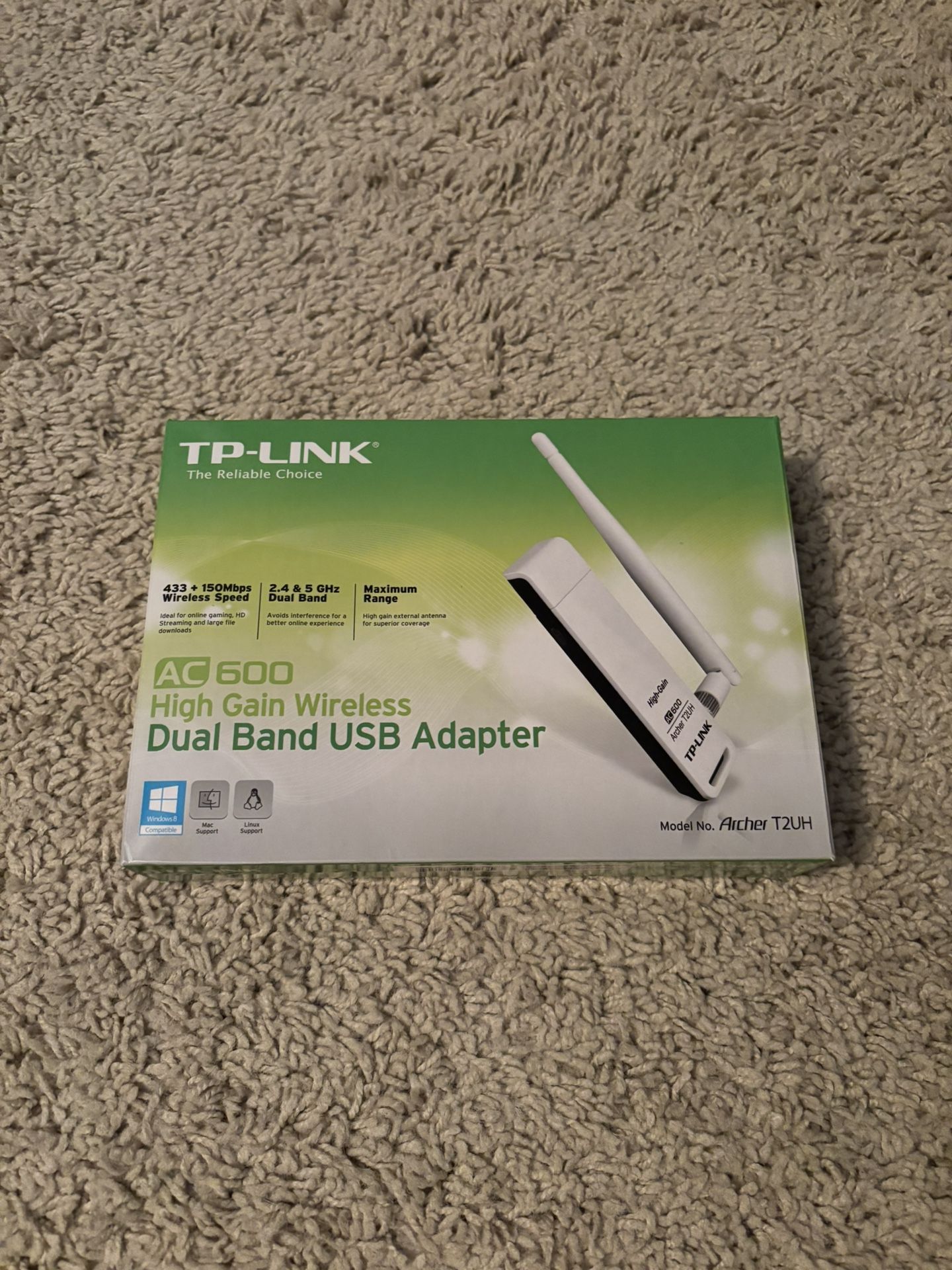 TP-Link AC600 High Gain Wireless Dual Band USB Adapter