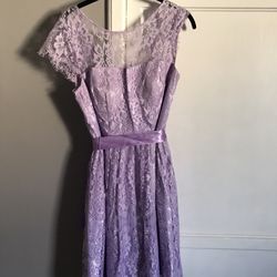 Purple Lace Dress