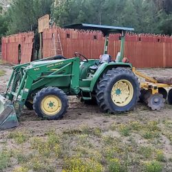 4x4 John Deere Weed Removal Tractor Disc Mower