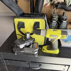 Ryobi Drill Charger And Battery