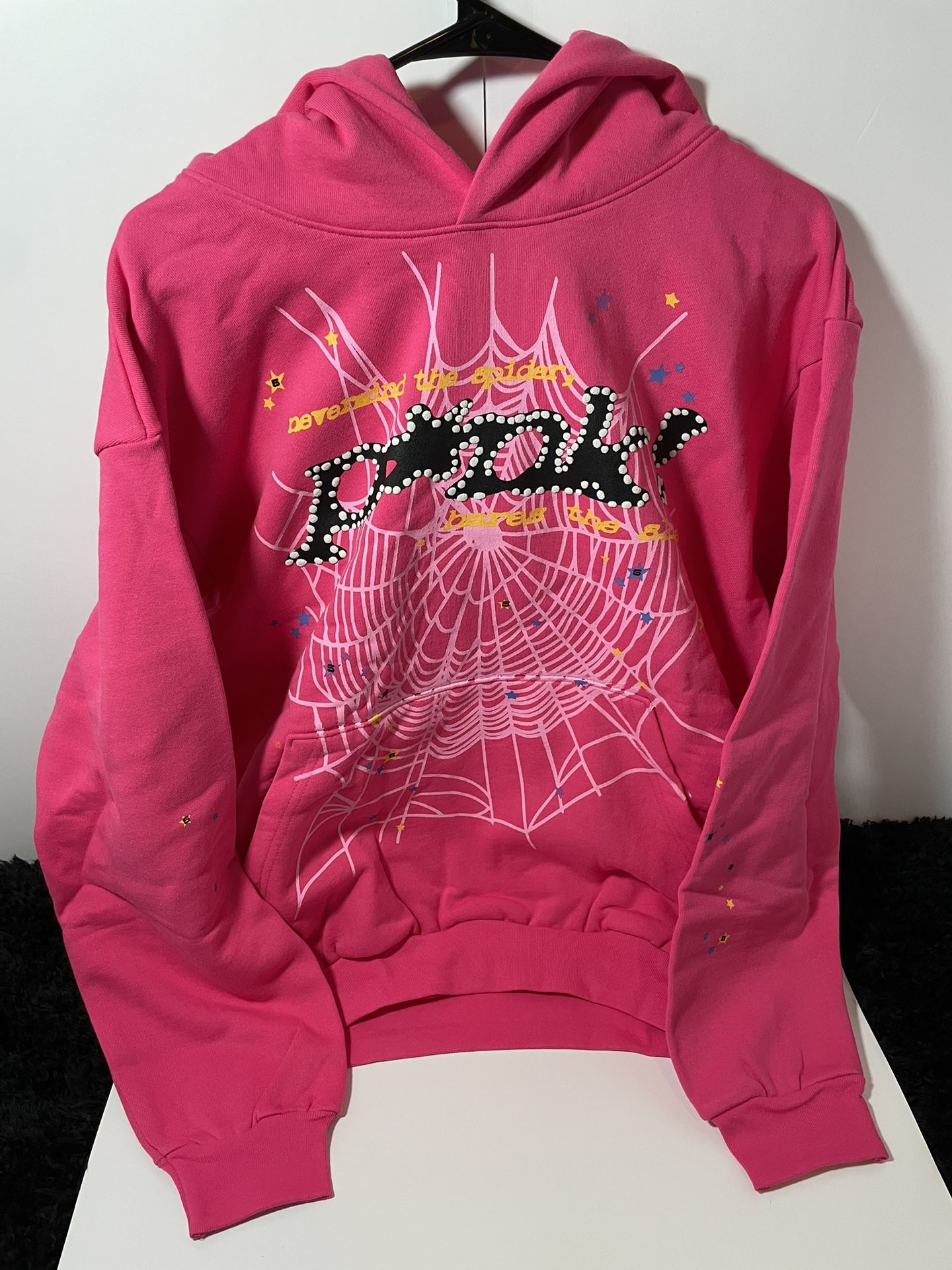 Pink Sp5der Hoodie Pink!