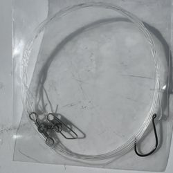 Live Bait Rig 3 Way- Rockcod/ Lingcod/ Halibut/ Striper 6ft