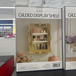Gilded Display Shelf