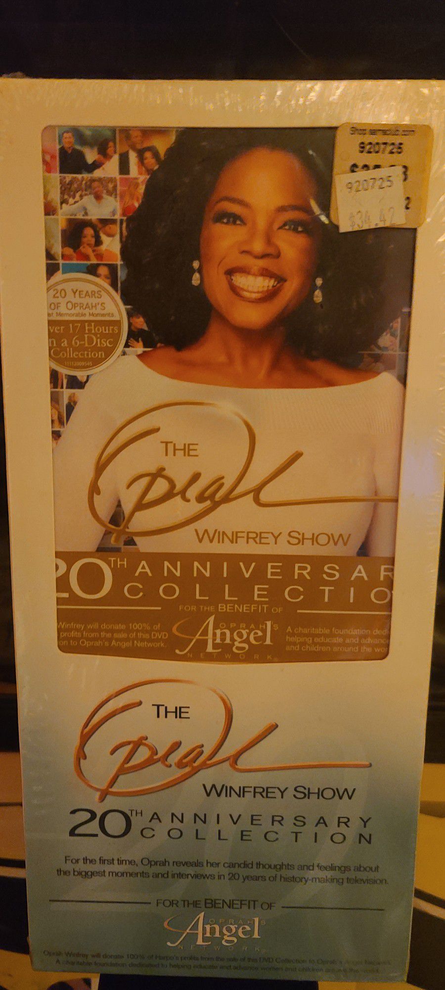 Oprah Winfrey 20th Anniversary DVD Collection. 6 Disc.