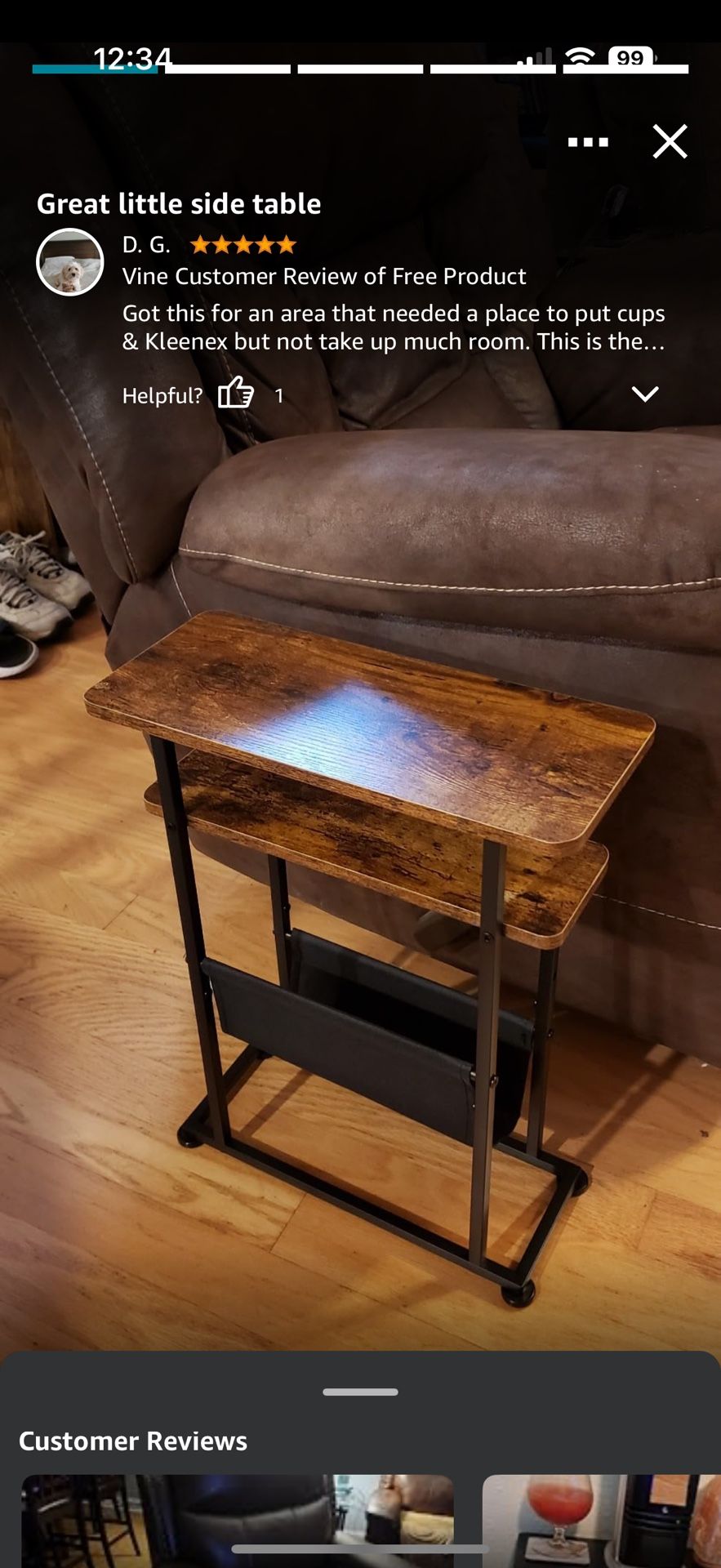 Narrow Small Side Table for Small Spaces, Slim End Table with Magazine Rack, Narrow End Table Living Room Couch Side Table,Skinny Bedside Table Nights