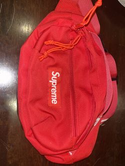 Supreme waist shop bag ss18 red