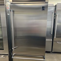 HESTAN 36”WIDE BUILT IN BOTTOM FREEZER REFRIGERATOR 