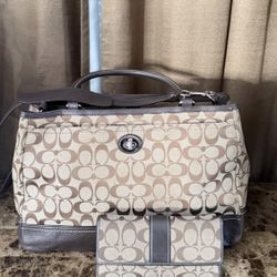 Vintage Coach Purse & Wallet 