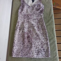 Ann Taylor Petite Womens Sleeveless V Neck Lined Dress Size 4P