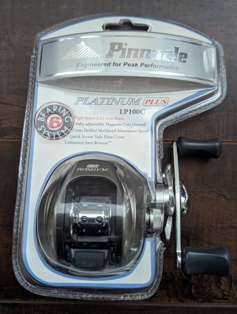 Pinnacle Platinum Plus LP100C Fishing Reel 6 Bearing System - www.joarbit.com Pinnacle Platinum Plus LP100C Fishing Reel 6 Bearing System - www.joarbit.com