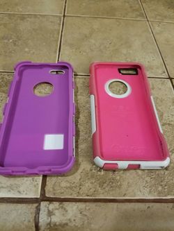 IPhone 6s cases pink is otter box very good condition
