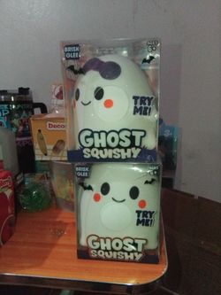 Brisk Glee Ghost Squishy Toy – Set of 2