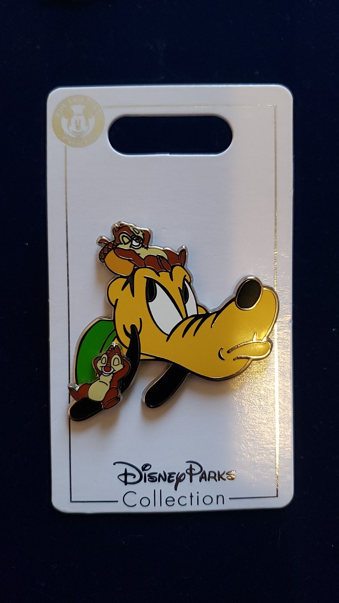 Pluto Chip N Dale Disney Trading Pin