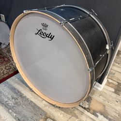 Leedy bass/kick drum formerly owned ad played by Michael on Tegza of HP Lovecraft