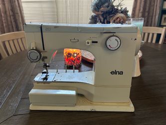 elna su vintage sewing machine – untested, no cord