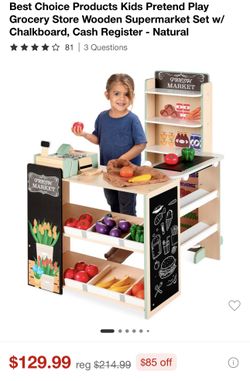 Kids Pretend Play Grocery Store