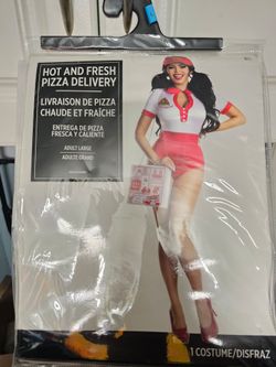 Pizza Delivery Halloween Costume Adult Large