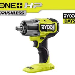 ONE+ HP 18V Brushless Cordless 4-Mode 1/2 in. Impact Wrench And 4 Ah And 2 Ah Batteries Plus Charger