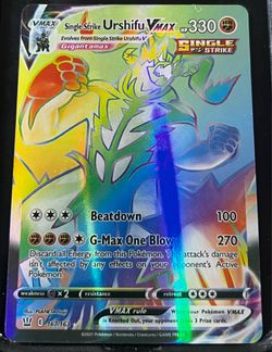 Single Strike Urshifu VMAX (Secret) - SWSH05: Battle Styles (SWSH05)