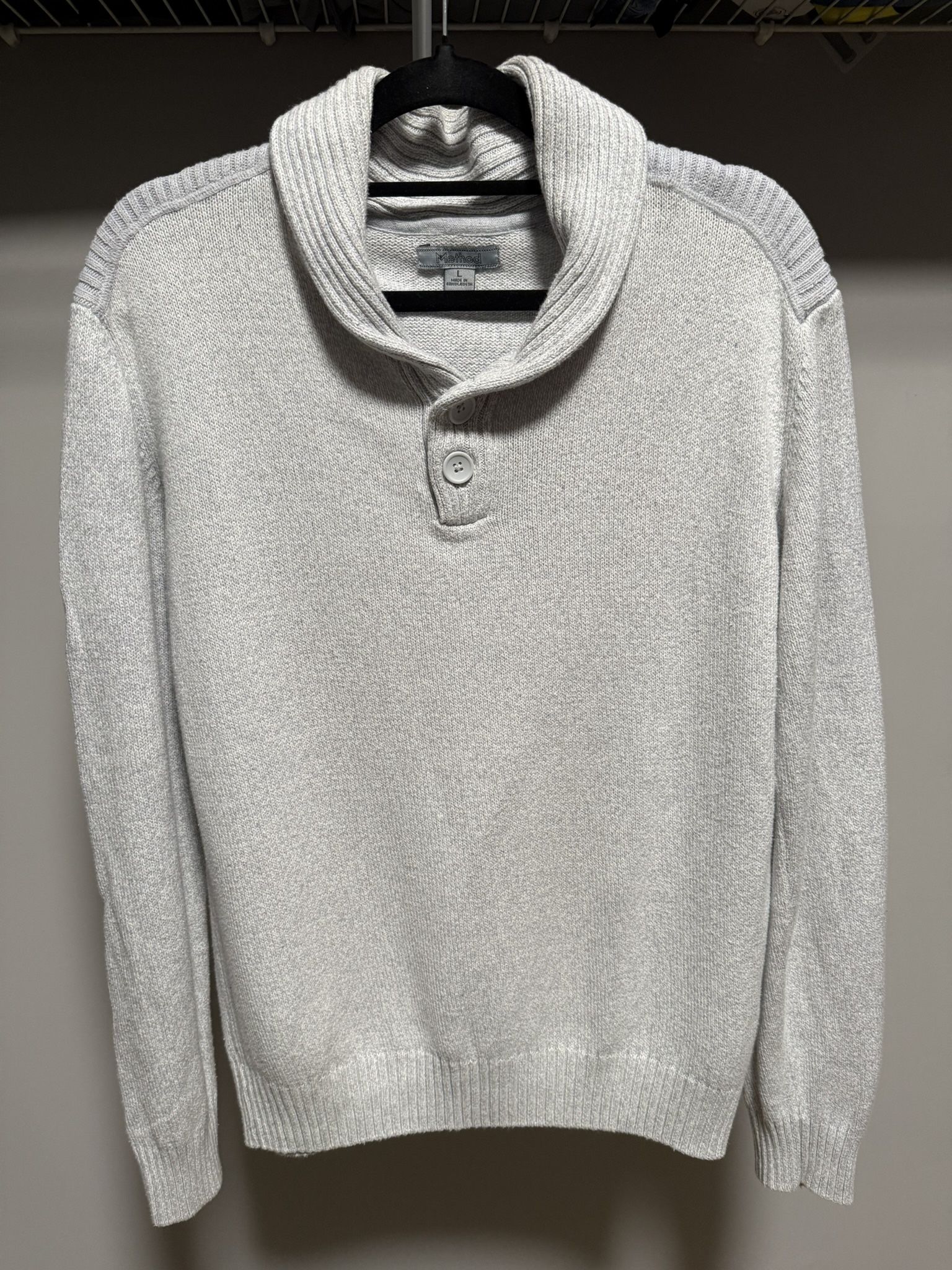 Method Men's Gray Pullover Sweater (Located in Woonsocket, RI)