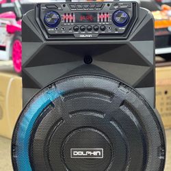 8’’ Rechargeable Party Speaker With Powerful Bass