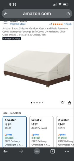 Outdoor furniture covers
