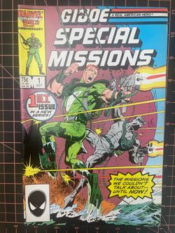 G.I. Joe Special Missions #1 Vol. 1 1986 Marvel Comics- bagged and boarded