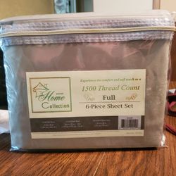 Full Size 1500ct Thread 6-pc Sheet Set