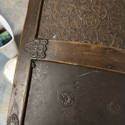 Antique steamer trunk