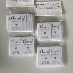 Mr. & Mrs. Wedding Drink Cheers Tickets