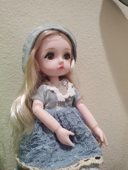 Blue doll