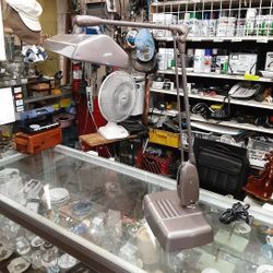 Vintage Dazor Industrial Art Deco Floating Lamp