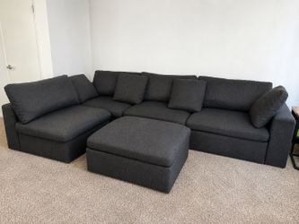 7th Avenue 4-Seat Modular Chaise Sectional