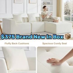 Beige Modular Sectional Couch 🛋️ Brand New In Box 📦 Sealed 