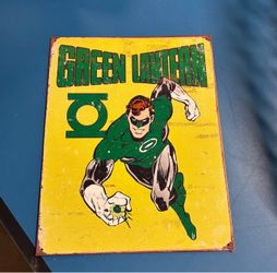 Green lantern steel poster.