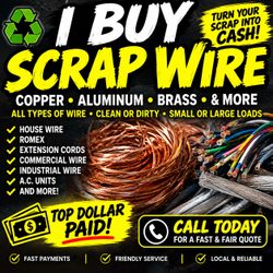 I buy scrap wire copper wire