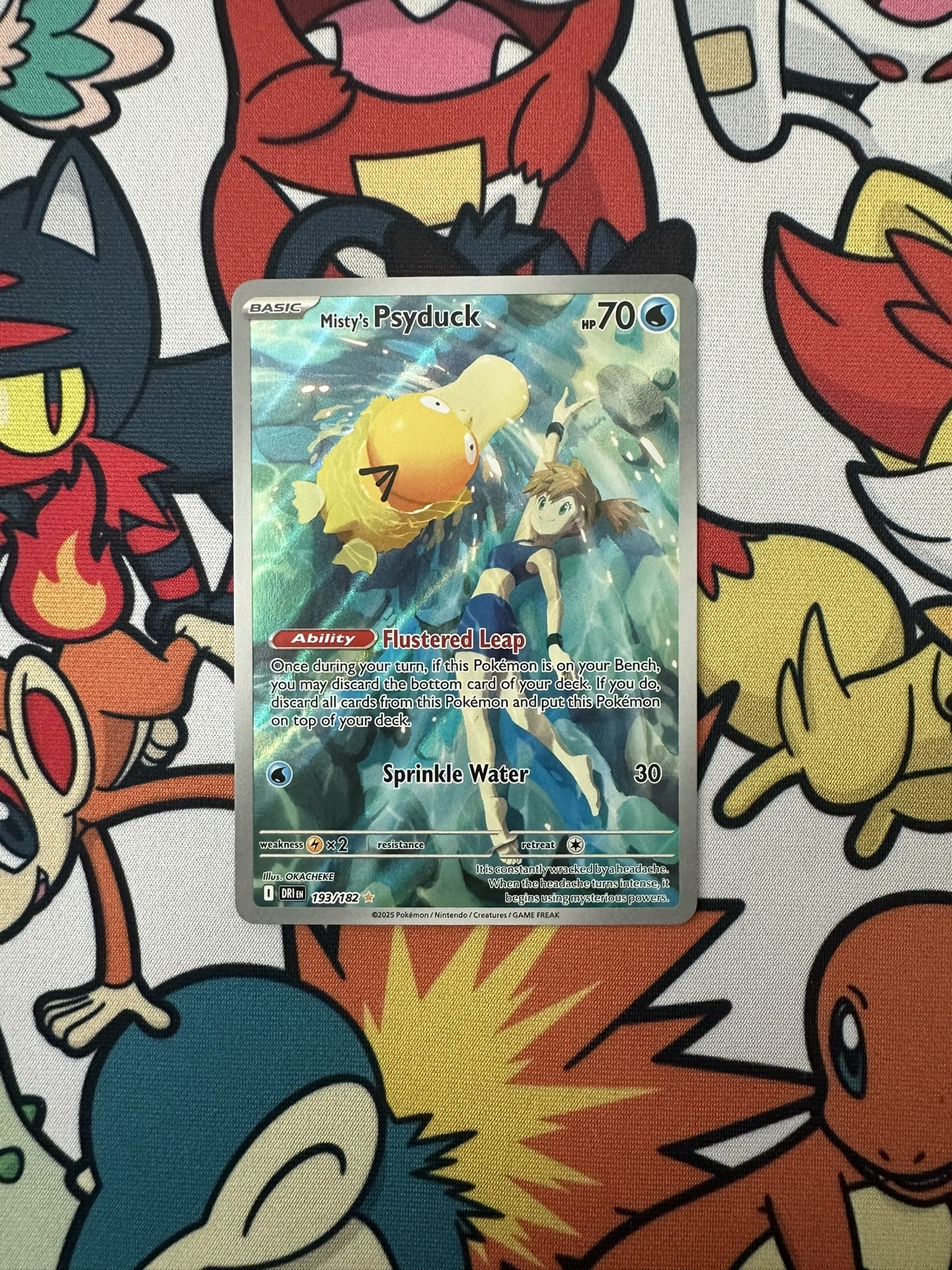 Pokemon Misty’s Psyduck 193 IR,New Products : American Fashion Style Bags On Sale