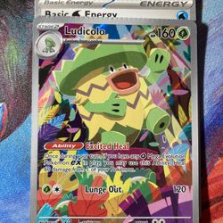 Pokémon Error Cards – Ludicolo #95/94 & Energy (Factory Error)