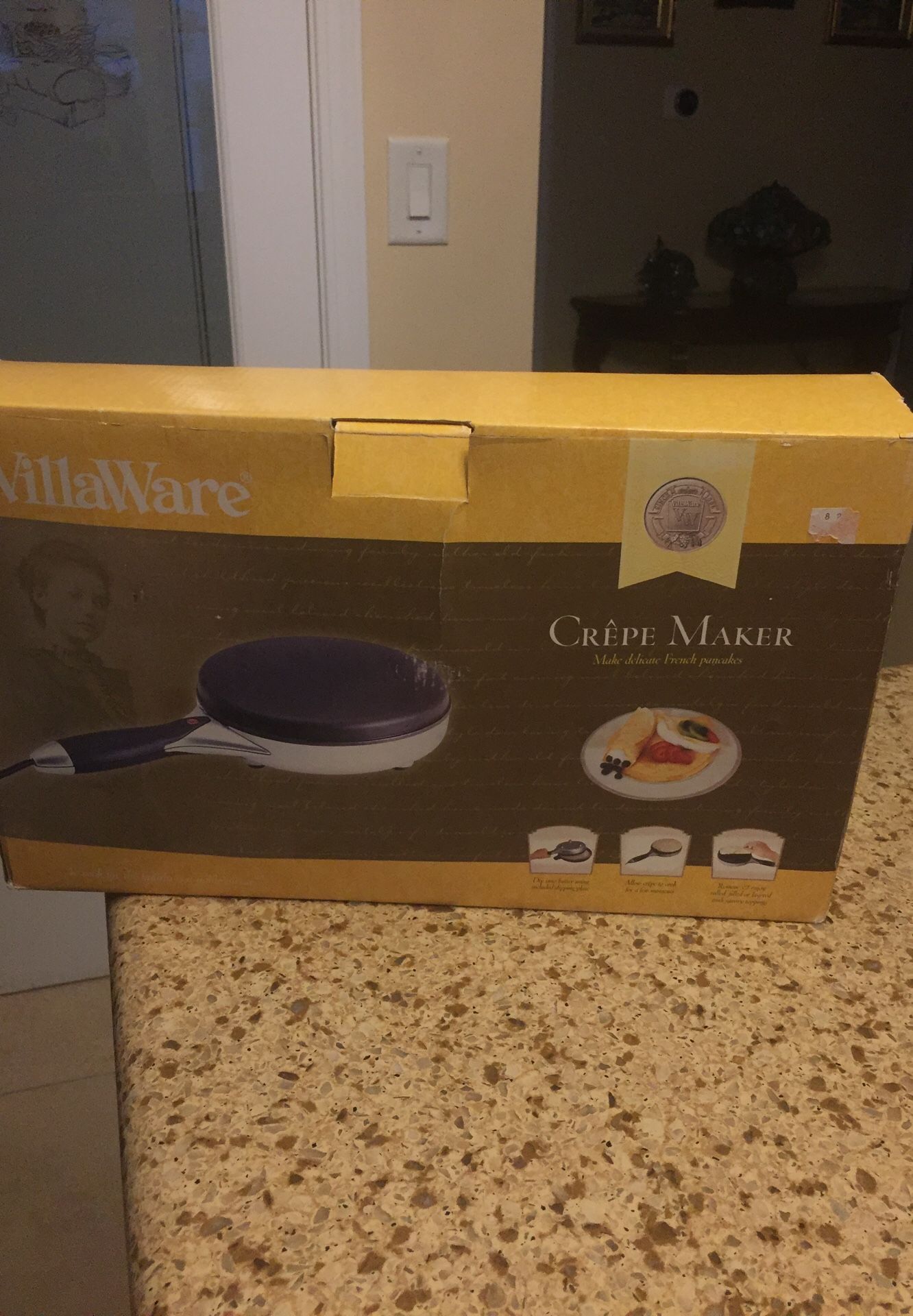 VillaWare Electric Classic 7.5 Inch Crepe Maker Model 5225 (Porter Ranch Ca)