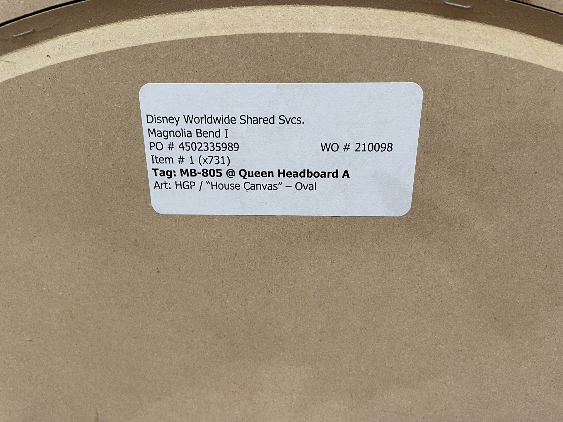 RARE Disney Hotel Princess Tiana Prop