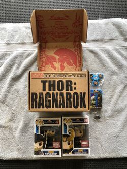 Funko Pop Marvel Collector Corps Box Opened Bnib $40