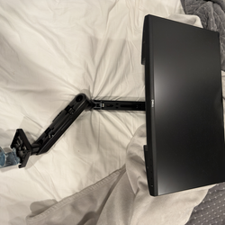 Dell 24” monitor with desk module set up