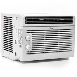Midea 5,000 BTU Room Window Air Conditioner, Mechanical Control, DOE, For Spaces up to 150 Sq. Ft $99.99
