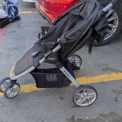 Britax B-Agile Stroller One Hand Folding with Canopy,