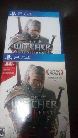 Ps4 game the witcher wild hunt